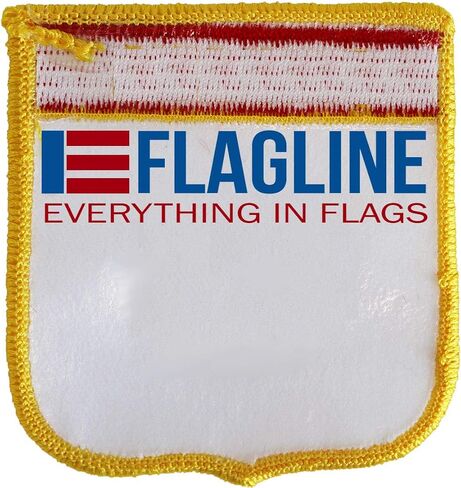 France Flag Embroidered Iron on/Sew on Shield Patch, Size 2.5 inch x 2.75 inch in Saudi Arabia