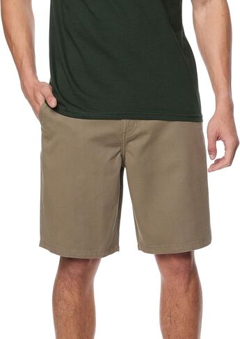 Vans Men's Authentique Chino Short - 9.25" Inseam Casual Shorts, Soft 100% Cotton Twill, 4 Pockets, Summer & Spring Bottoms in Kuwait