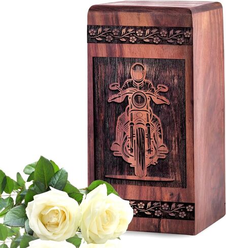 11.25 Inch Black Drum Set Large Unique Wooden Urns for Human Ashes - Handmade Urn for Ashes Adult Male - Pack of 1 with 240 Cubic Inches in Saudi Arabia