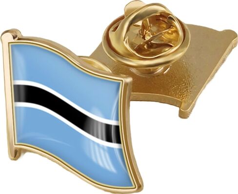 1PCS National Flag1 Enamel Pin Brooch, Gold-Plated Metal, 1.8 x 1.9 cm in Saudi Arabia