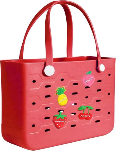 Beach Tote Bag for Women, EVA Rubber Beach Bag Waterproof, Sandproof Cave Bags, Large Capacity Pool Bag in Saudi Arabia