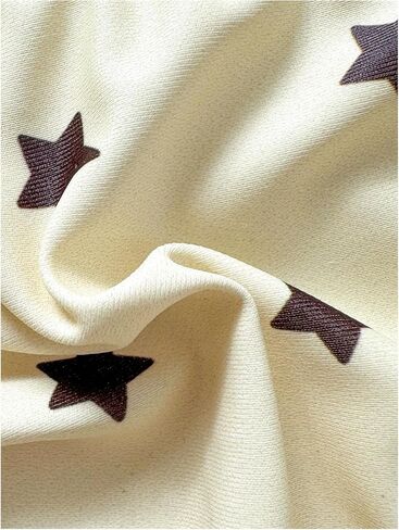 MakeMeChic Women's Halter Bikini Sets Star Print Triangle String Tie Backless Swimsuits in Kuwait