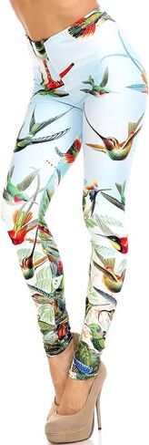 Creamy Soft Leggings Premium Women's Extra Plus, High Rise, Stretchy, Comfortable, 3X-5X Leggings - by USA Fashion™ in Saudi Arabia