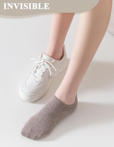 Women‘s No Show Socks,98% Cotton,Non Slip Silicone Grippers,Low Cut Arch Support Flat Boat Line Casual Athletic Socks 6 Pack Size 5-8 in Saudi Arabia