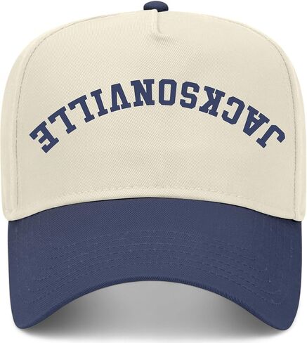 قبعة سائق الشاحنة الكلاسيكية المعكوسة من جاكسونفيل رأسًا على عقب | فلوريدا | قبعة بيسبول Snapback ممتازة للرجال والنساء in Kuwait