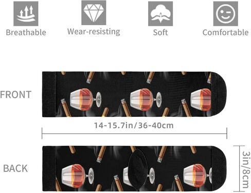 Giinly Cigar Socks Novelty Funny Crew Socks Crazy Gifts for Men Women in Saudi Arabia