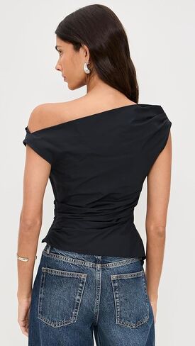 STAUD Women's Phare Top, Black, 0 in Kuwait