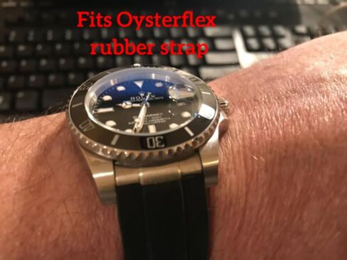 Ewatchparts Oysterflex End Link Compatible With Rolex Submariner 16610, 16800 16803 16808 16613 16618 in Saudi Arabia