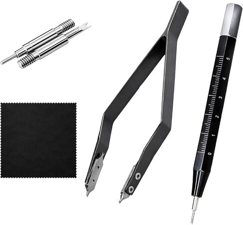 5PCS Watch Spring Bar Tool, Spring Bar Tweezers, Watch Band Tool for Bracelet and Strap Link Removal Accessories for Band Adjustment and Link Removal in Saudi Arabia