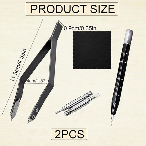 5PCS Watch Spring Bar Tool, Spring Bar Tweezers, Watch Band Tool for Bracelet and Strap Link Removal Accessories for Band Adjustment and Link Removal in Saudi Arabia