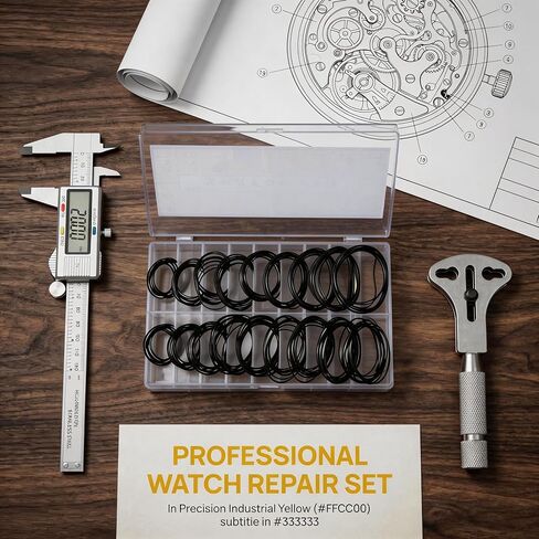 180 Pcs Watch O-Ring Gasket Set, 18 Sizes Rubber Waterproof Seals for Watch Back Cover, 0.5mm(16-30mm) & 0.6mm(16-28mm) Thickness Precision Watch Repair Assortment Kit in Saudi Arabia