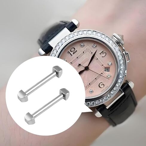 Watch Screw Tube Pin Band Strap Replacement For Cartier Pasha Bracelet Band Lugs Set Fits 18mm/20mm in Saudi Arabia