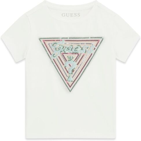 تي شيرت بشعار صديق للبيئة بأكمام قصيرة للفتيات من GUESS in Kuwait