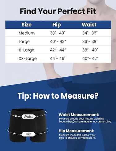 Ecoperiod Incontinence Underwear for Men, Cotton Reusable Men's Incontinence Underwear for Men, 100ML Absorb Leak Proof Boxer Briefs, Heavy Flow Bladder Leak Protection in Saudi Arabia