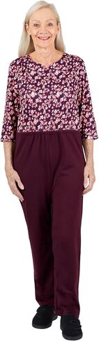 Ovidis Daytime Dementia Clothing - Alzheimers Anti-Strip Jumpsuit - Onesie for Elderly Women - Sia in Saudi Arabia