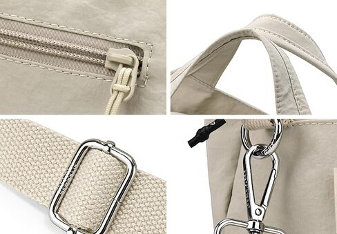 Nylon Top-handle Clutch Purses for Women Small Tote Bag Casual Travel Pouch Lightweight Crossbody Shoulder Handbag Satchels in Saudi Arabia