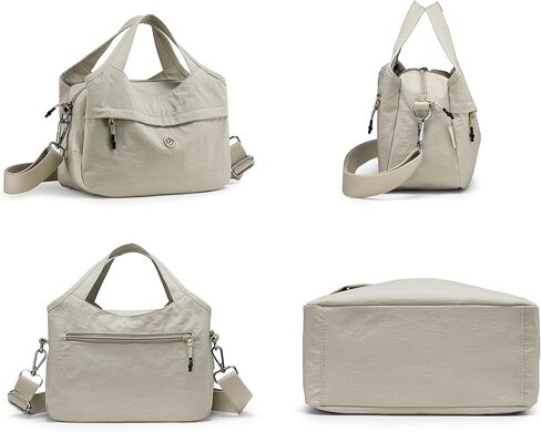 Nylon Top-handle Clutch Purses for Women Small Tote Bag Casual Travel Pouch Lightweight Crossbody Shoulder Handbag Satchels in Saudi Arabia