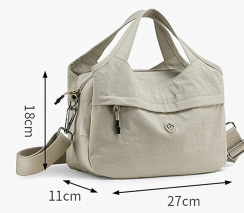 Nylon Top-handle Clutch Purses for Women Small Tote Bag Casual Travel Pouch Lightweight Crossbody Shoulder Handbag Satchels in Saudi Arabia