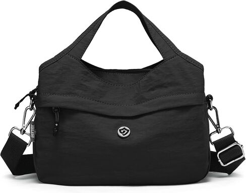 Nylon Top-handle Clutch Purses for Women Small Tote Bag Casual Travel Pouch Lightweight Crossbody Shoulder Handbag Satchels in Saudi Arabia