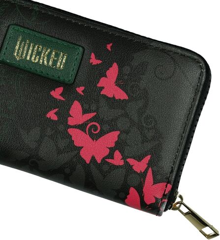 Bioworld Wicked Wallet Glinda and Elphaba Inspired Design Faux Leather Zip Around Clutch in Kuwait