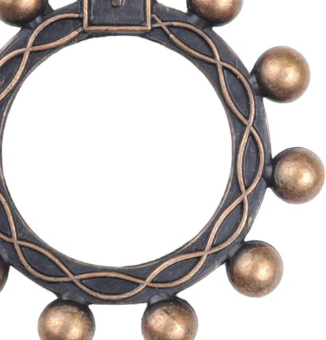 Needzo Pack of 5 Copper Finish Rosary Prayer Loops with Cross, Pocket-Sized, 1.75 Inches in Kuwait