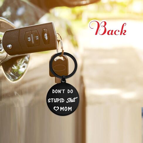 ENGZHI Son 50th Birthday Gifts for Men, 50 Year Old Son Birthday Decorations Gift for Him, 50th Birthday Keychain in Kuwait