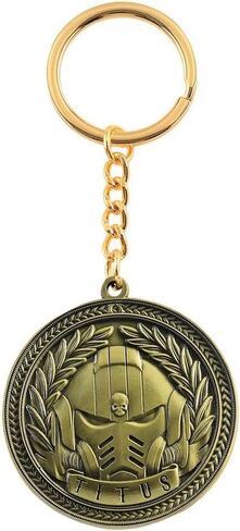 Warhammer 40K Titus&Ultramarines Chapter Keychain Game Peripheral Alloy Keychain Gifts in Saudi Arabia