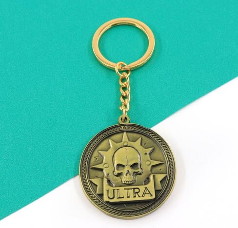 Warhammer 40K Titus&Ultramarines Chapter Keychain Game Peripheral Alloy Keychain Gifts in Saudi Arabia