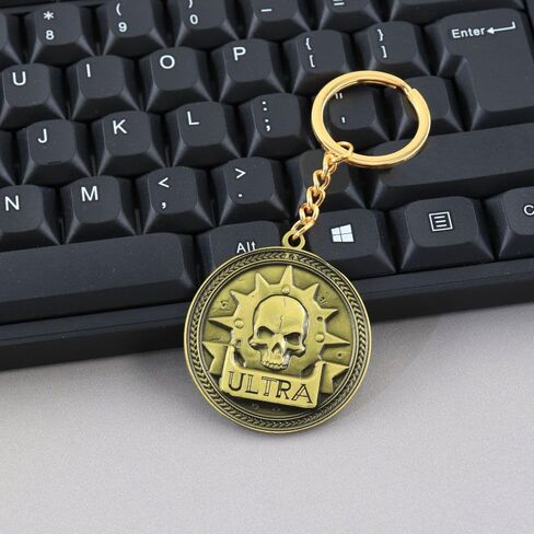 Warhammer 40K Titus&Ultramarines Chapter Keychain Game Peripheral Alloy Keychain Gifts in Saudi Arabia