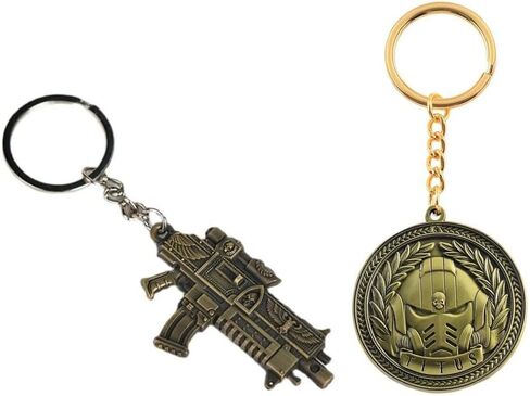 Warhammer 40K Titus&Ultramarines Chapter Keychain Game Peripheral Alloy Keychain Gifts in Saudi Arabia