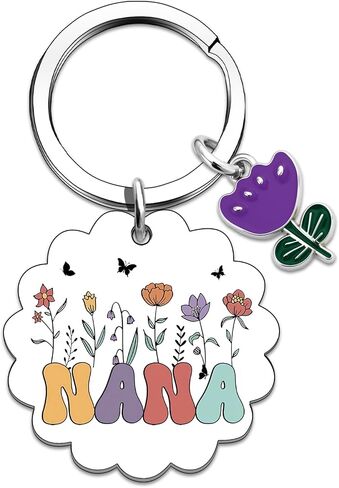 Nana Gifts for Grandma First Time Grandma Gifts Grandmas to Be Gift Cute Nana Keychain from Grandkids Grandma Birthday Gifts Valentines Mother's Day Christmas for Grandma Grandma Nana Grammy in Saudi Arabia