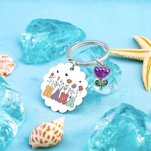 Nana Gifts for Grandma First Time Grandma Gifts Grandmas to Be Gift Cute Nana Keychain from Grandkids Grandma Birthday Gifts Valentines Mother's Day Christmas for Grandma Grandma Nana Grammy in Saudi Arabia