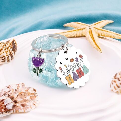 Nana Gifts for Grandma First Time Grandma Gifts Grandmas to Be Gift Cute Nana Keychain from Grandkids Grandma Birthday Gifts Valentines Mother's Day Christmas for Grandma Grandma Nana Grammy in Saudi Arabia