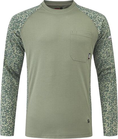 FR Shirts for Men 5.5oz Lightweight Fire Resistant Shirts for Men Long Sleeve NFPA2112/CAT2 in Saudi Arabia