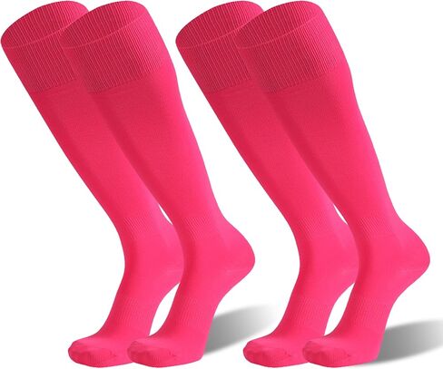 Softball Socks 2 Pairs Team Sport Knee High Cushion Outdoor Soccer Socks for Adult Youth Kids in Saudi Arabia