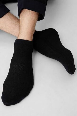 Mens and Womens Ankle Socks - Ultra Thin Breathable Cotton Socks - Dry Fit Running Low Cut Ankle Socks Mesh Athletic Socks 3 Pairs (Black Small) in Saudi Arabia