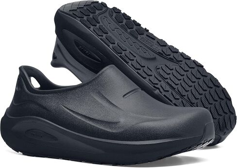 Shoes for Crews Slip-Resistant Work Clogs for Men & Women - Comfortable Slip-On Unisex Clogs for Work - Ideal for Food Service, Grocery - Overtime in Kuwait