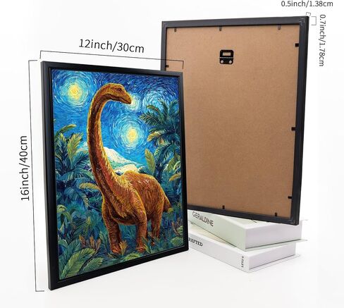 Framed Dinosaur Wall Art Kids Dino Bathroom Decor in Saudi Arabia