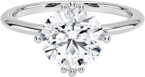 1-5 CT Moissanite Engagement Ring 10K 14K 18K Solid Gold & 925 Sterling Silver Minimalist Classic Solitaire Engagement Ring Promise Bridal Ring Christmas gift for Women(E-F VVS1-VVS2) in Kuwait