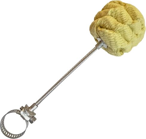 Quick Wick: The Original Clamp-On Hoop Wick, Turn Any Hula Hoop into a Fire Hoop, Crown Knot Wick Head, Genuine Kevlar, Flexible Cable Spine, Stainless Steel in Saudi Arabia