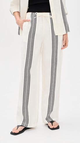 بنطال Madewell نسائي من الكتان سهل الارتداء in Kuwait