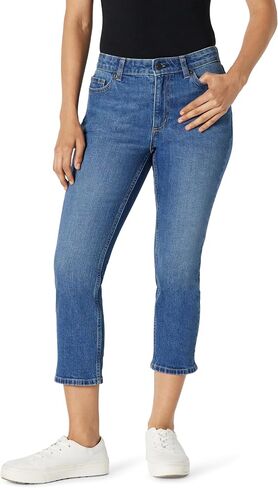 Amazon Essentials Women's Low Stretch Slim-Fit Mid-Rise Capri Jean in Kuwait
