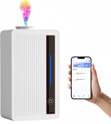 Waterless Aroma Diffuser Smart Machine for, Home, Spa, Office, Hotel– Cold Technology, Waterless Whole Room Bluetooth&App in Saudi Arabia