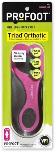 زوج واحد من ProFoot Triad Orthotic للنساء 6-10 (عبوة من قطعتين) in Kuwait