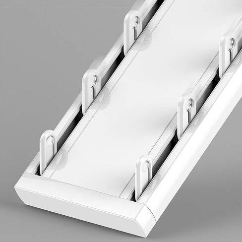 Aluminum Alloy Curtain Tracks,Double Row Silent Curtain Track Rail - 10.4ft Aluminum Alloy Ceiling Mount Drape System for Bedroom & Living Room - Smooth Gliding, Heavy Duty, Noise-Free Solut in Kuwait