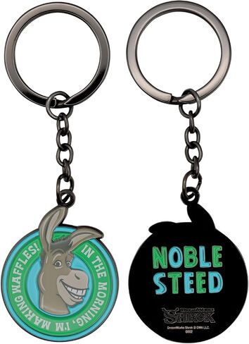 سلسلة مفاتيح Fanattik Shrek Donkey Waffles Limited Edition من المينا المعدنية، حلقة مفاتيح in Kuwait