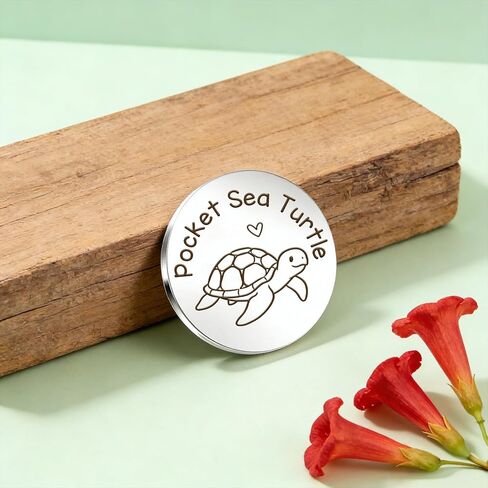 Sea Turtle Themed Gifts Sea Turtle Keychain Cute Animal Pocket Hug Token Emotional Support Gift Christmas Stocking Stuffers for Sea Turtles Lovers Boyfriend Girlfriend Son Daughter Best Friend in Saudi Arabia