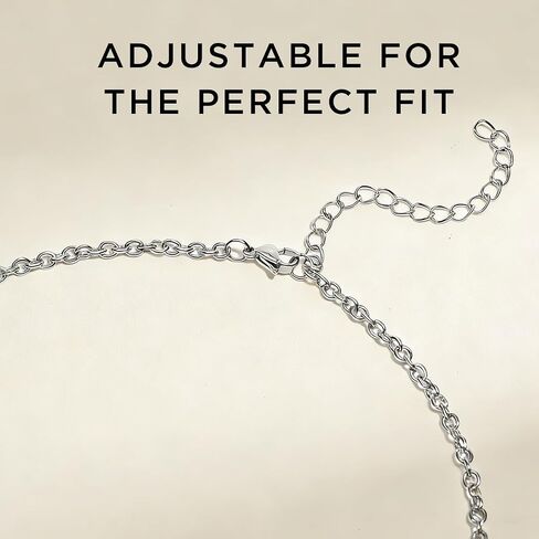 AICase Heart Star Moon Necklace, Kpop Y2K Aesthetic Silver Chain Choker for Demon Hunters Huntrix Cosplay Jewelry Outfit Accessories Birthday Graduation Halloween Gifts Merch K-Pop Party Favors in Saudi Arabia