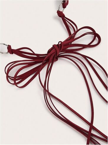 أحزمة RoseSeek النسائية الغربية الرجعية المسامير القلب بولي Leather الجلود بوهو أحزمة لفستان الجينز ملابس راعية البقر in Kuwait