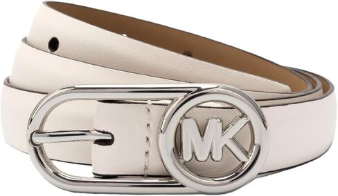 Michael Kors Womens .7 Inch Bubble Buckle Belt, Stylish Accessory for Everyday Wear, Adjustable Fit in Kuwait